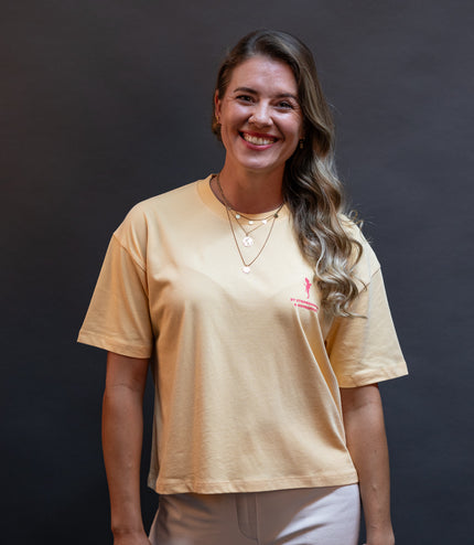 Cropped T-Shirt "Die Küche ist zum Tanzen da"