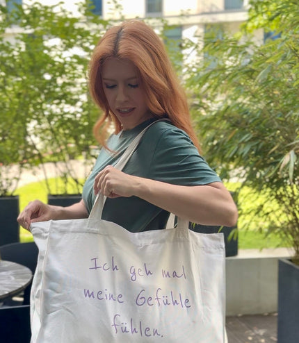 Shopper "Ich geh mal meine Gefühle fühlen."