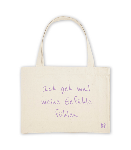 Shopper "Ich geh mal meine Gefühle fühlen."
