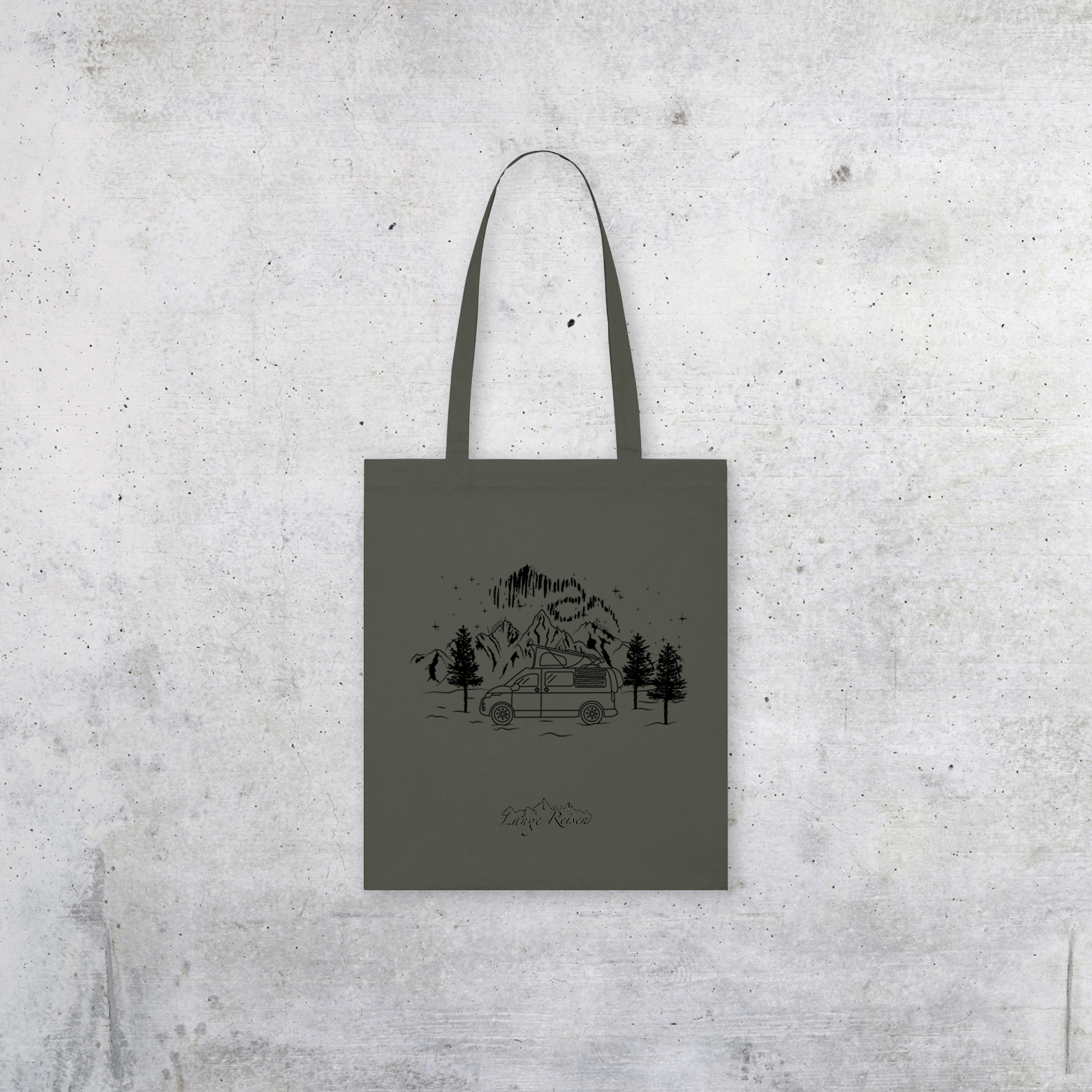 Baumwolltasche "Polarlichter"