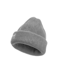 Beanie "still here" grey heavy rib