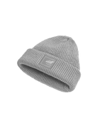 Beanie "still here" grey heavy rib